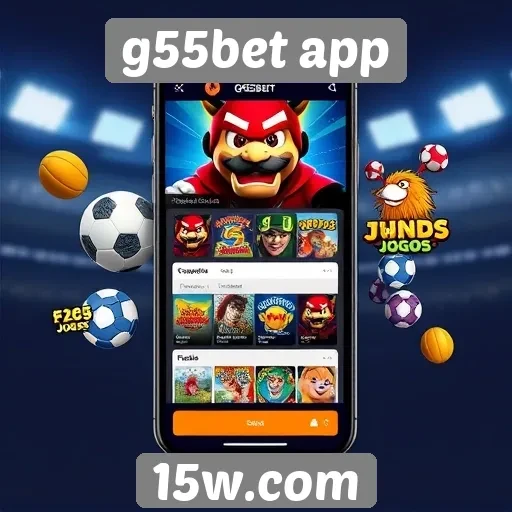 Jogos disponíveis no g55bet app em destaque